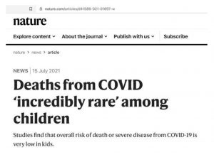 Covid deaths in children
