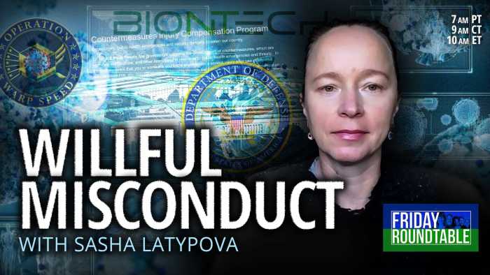 WILLFUL MISCONDUCT: Unprecedented Challenge to the PREP Act’s Liability Shield With Sasha Latypova