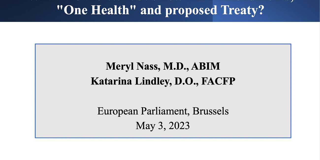 The entire day (May 3) of the International COVID Summit, and the slides for my presentation