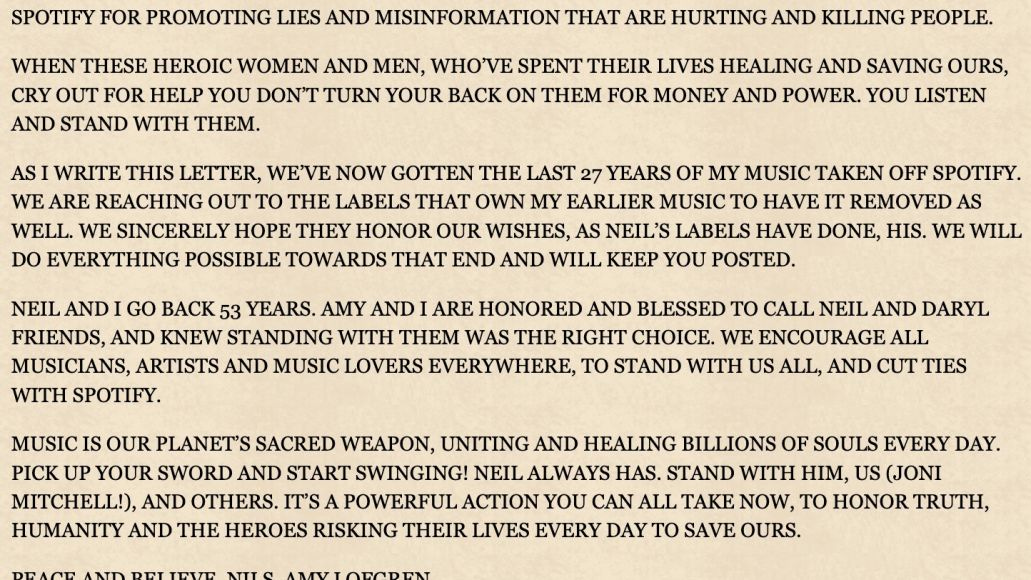 joe rogan neil young spotify nils lofgren